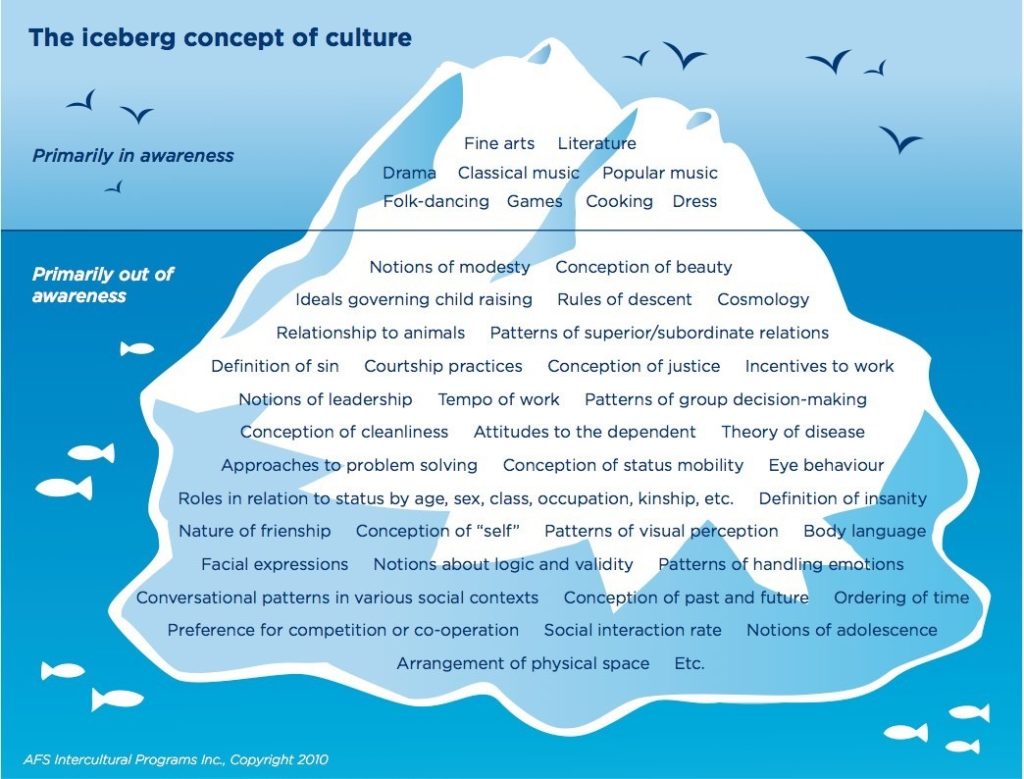 The Cultural Iceberg: The Customs and Habits of an Ethnic Group ...