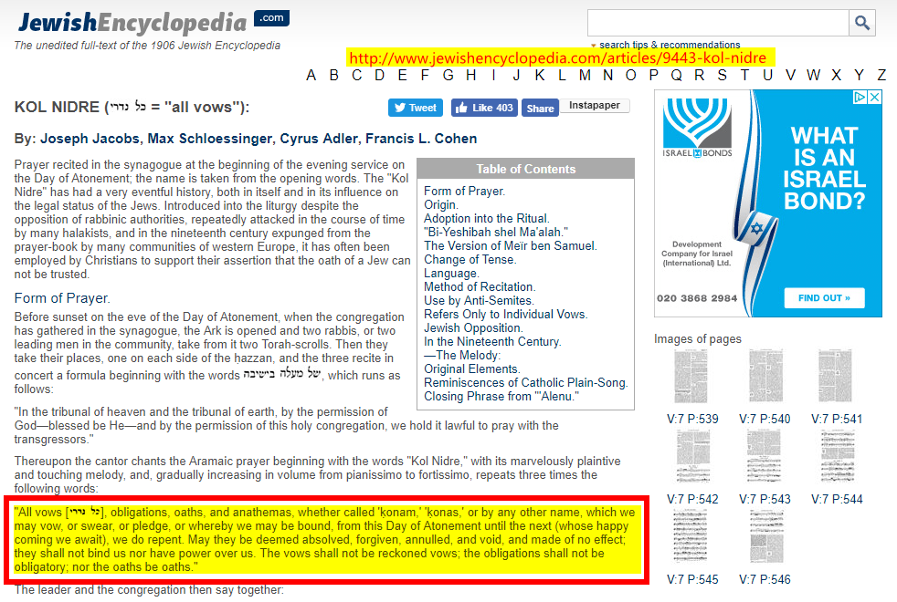 What is the Kol Nidre? WesternMan